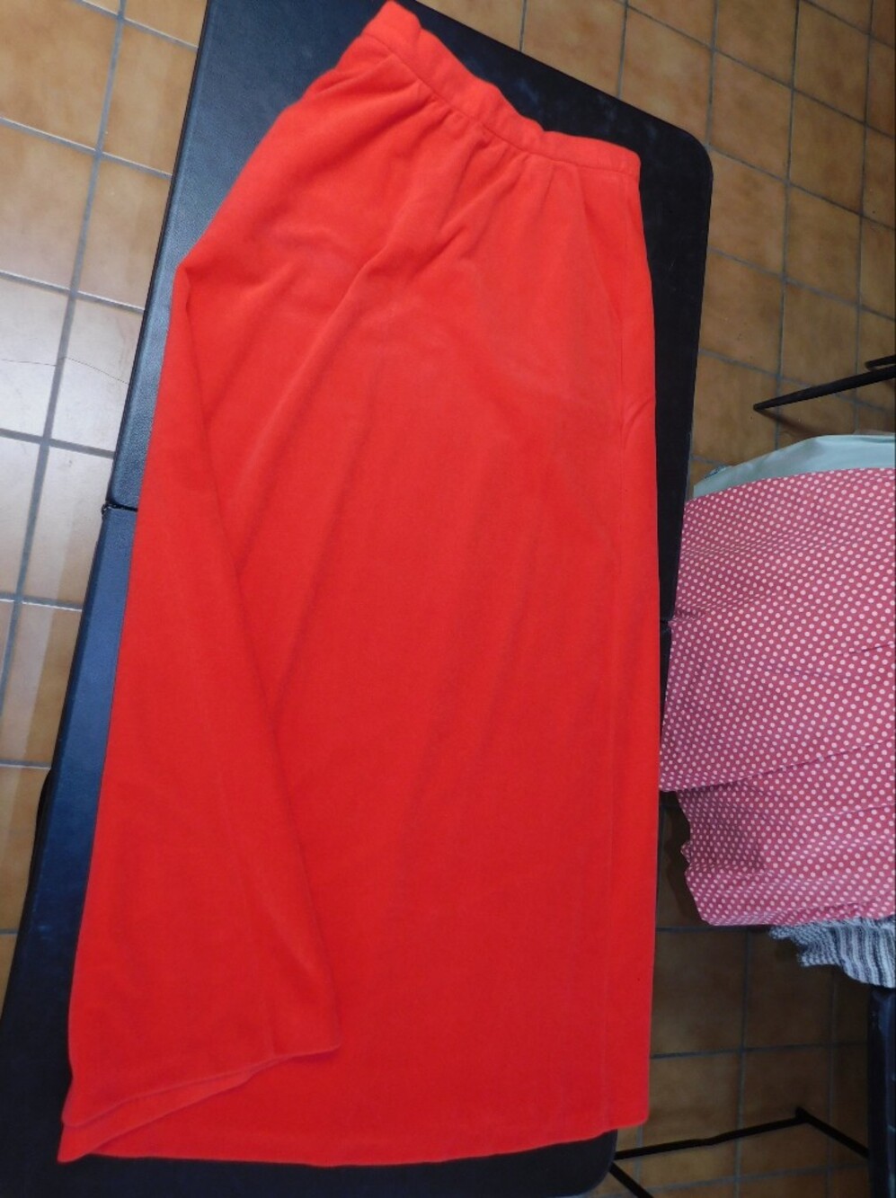 VINTAGE - Long Felt Winter Skirt